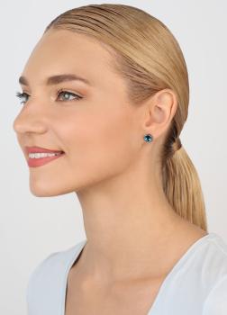 blue/green indicolite - Sparkle Twist - Ohrringe von Konplott